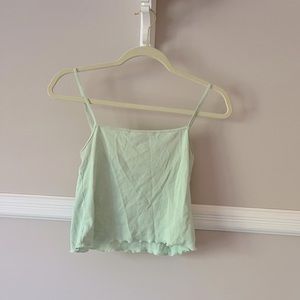 H&M mint green tank
